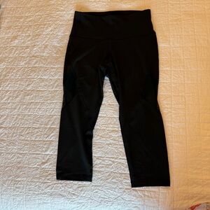 Old Navy Mesh Accent Black Leggings
